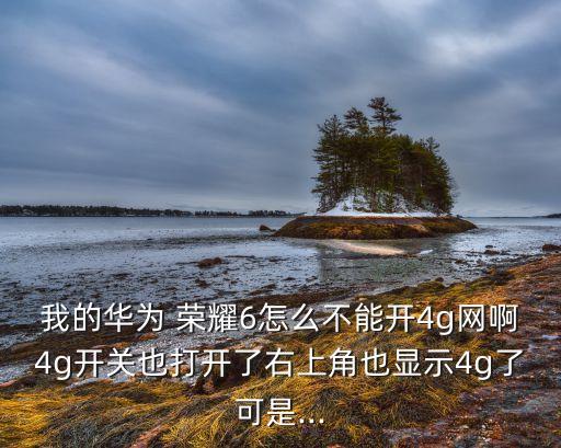 榮耀6wifi4g移動(dòng)數(shù)據(jù)全開(kāi)
