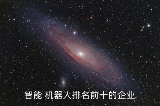 智能 機(jī)器人排名前十的企業(yè)