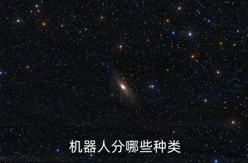  機(jī)器人分哪些種類