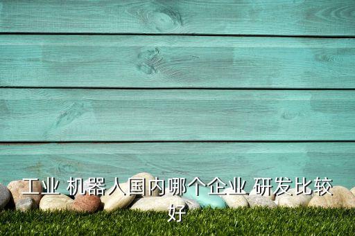 工業(yè) 機(jī)器人國內(nèi)哪個(gè)企業(yè) 研發(fā)比較好