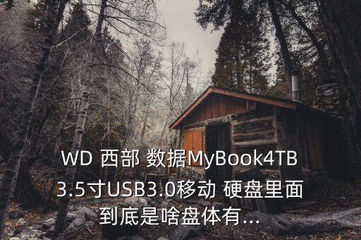 WD 西部 數(shù)據(jù)MyBook4TB3.5寸USB3.0移動(dòng) 硬盤里面到底是啥盤體有...