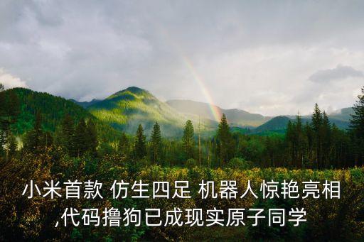 小米首款 仿生四足 機器人驚艷亮相,代碼擼狗已成現(xiàn)實原子同學