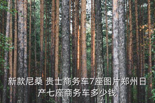新款尼桑 貴士商務(wù)車7座圖片鄭州日產(chǎn)七座商務(wù)車多少錢