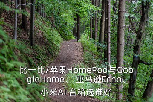 比一比/蘋(píng)果HomePod與GoogleHome、 亞馬遜Echo、小米AI 音箱選誰(shuí)好