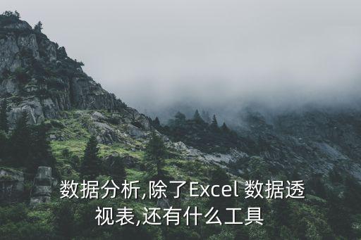  數(shù)據(jù)分析,除了Excel 數(shù)據(jù)透視表,還有什么工具