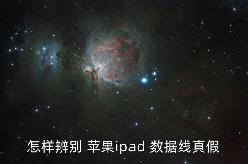 怎樣辨別 蘋果ipad 數(shù)據(jù)線真假