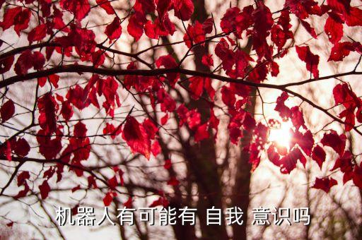 機器人自我意識產生智慧,如果機器人有了自我意識