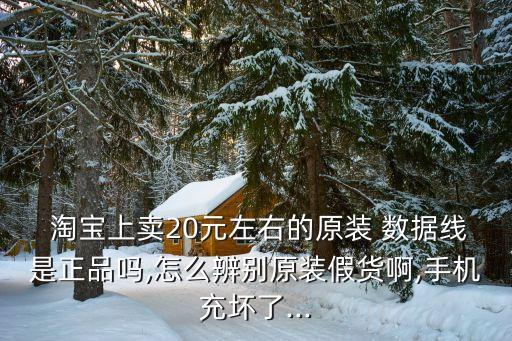  淘寶上賣20元左右的原裝 數(shù)據(jù)線是正品嗎,怎么辨別原裝假貨啊,手機充壞了...
