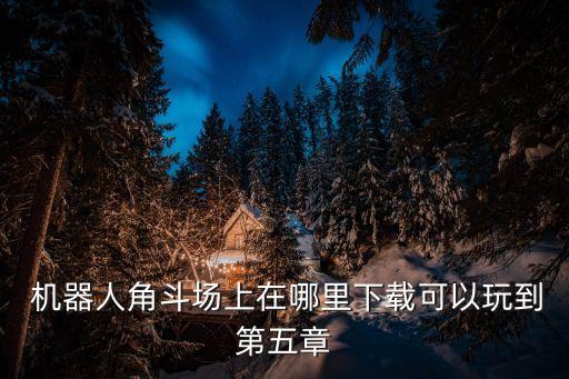 機器人斗角場0.6