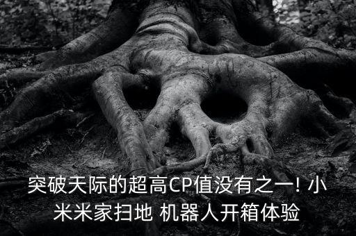突破天際的超高CP值沒有之一! 小米米家掃地 機(jī)器人開箱體驗(yàn)