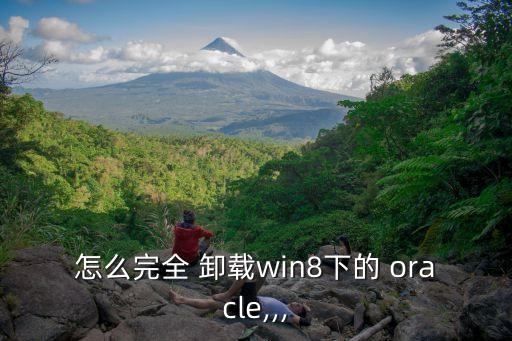 怎么完全 卸載win8下的 oracle,,,