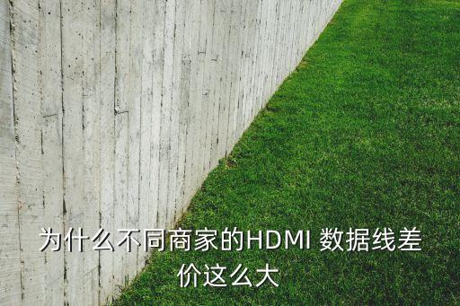 為什么不同商家的HDMI 數(shù)據(jù)線差價(jià)這么大