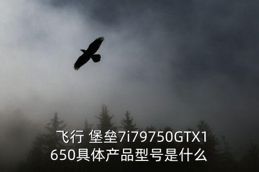  飛行 堡壘7i79750GTX1650具體產(chǎn)品型號(hào)是什么