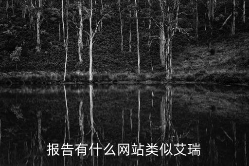 數(shù)據(jù)報告有什么網(wǎng)站類似艾瑞