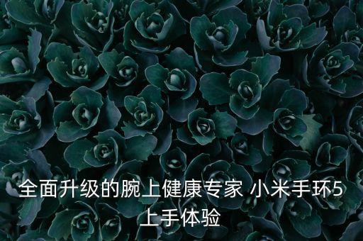 全面升級的腕上健康專家 小米手環(huán)5上手體驗