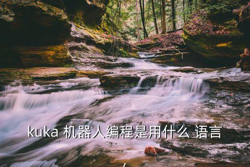 kuka 機器人編程是用什么 語言,