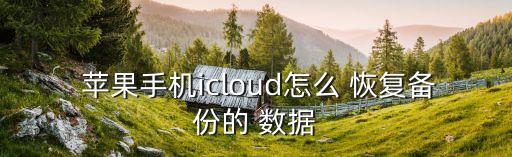蘋(píng)果恢復(fù)數(shù)據(jù)