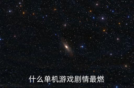 什么單機(jī)游戲劇情最燃