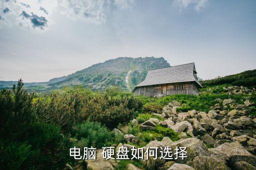 電腦 硬盤如何選擇