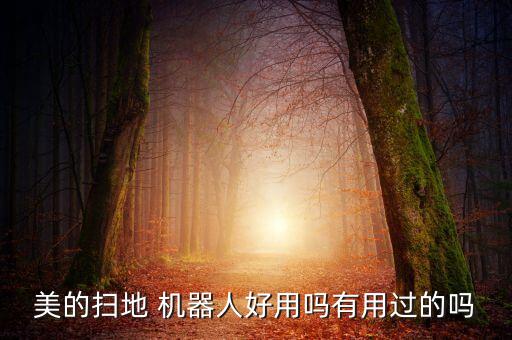 美的掃地 機(jī)器人好用嗎有用過的嗎