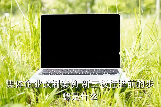 集體企業(yè)改制案例 新三板掛牌前的步驟是什么