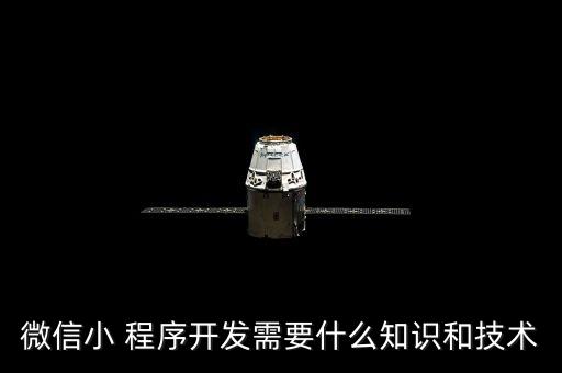 微信小 程序開發(fā)需要什么知識和技術(shù)