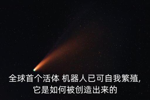 全球首個活體 機器人已可自我繁殖,它是如何被創(chuàng)造出來的