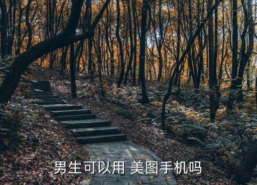 男生可以用 美圖手機嗎