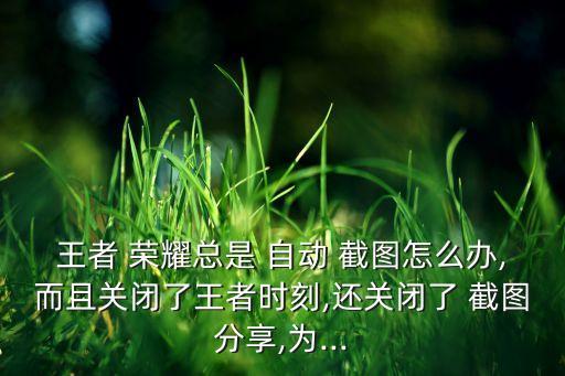 榮耀v9玩啥總自動(dòng)截圖
