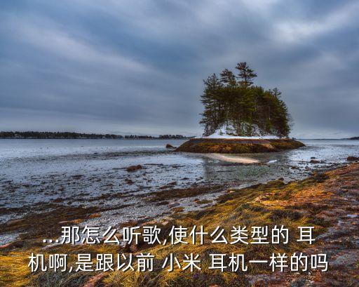 ...那怎么聽歌,使什么類型的 耳機啊,是跟以前 小米 耳機一樣的嗎