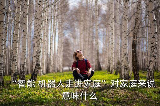 “智能 機(jī)器人走進(jìn)家庭”對(duì)家庭來(lái)說(shuō)意味什么