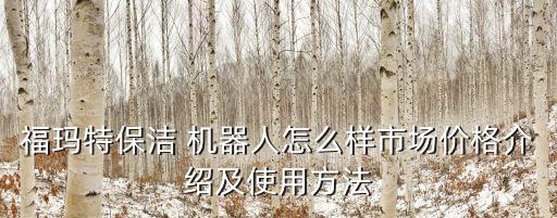 ?，斕乇?機(jī)器人怎么樣市場價(jià)格介紹及使用方法