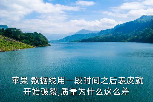 蘋果數(shù)據(jù)線爆皮了