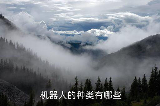  機(jī)器人的種類有哪些