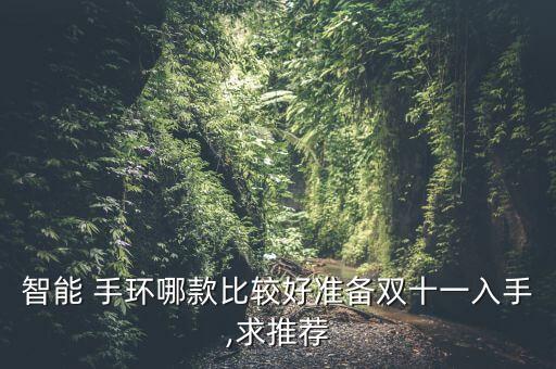 智能 手環(huán)哪款比較好準備雙十一入手,求推薦
