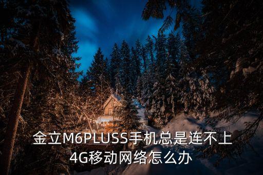  金立M6PLUSS手機總是連不上4G移動網(wǎng)絡(luò)怎么辦