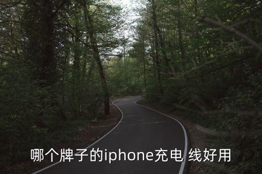 哪個牌子的iphone充電 線好用