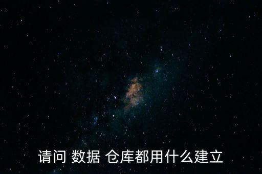 請問 數(shù)據(jù) 倉庫都用什么建立