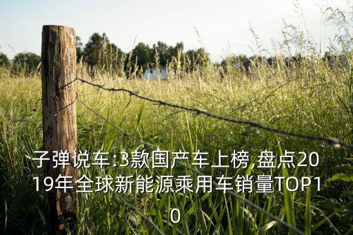 子彈說車:3款國(guó)產(chǎn)車上榜,盤點(diǎn)2019年全球新能源乘用車銷量TOP10
