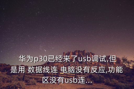 華為開不了數(shù)據(jù)連接電腦沒反應(yīng)怎么辦
