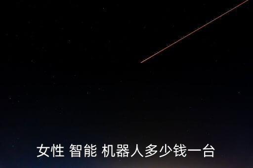 女性 智能 機(jī)器人多少錢(qián)一臺(tái)
