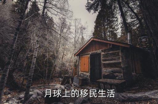  月球上的移民生活