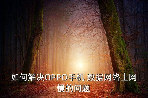 oppor9移動數(shù)據(jù)慢權限