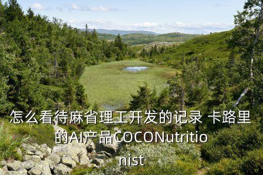 怎么看待麻省理工開發(fā)的記錄 卡路里的AI產(chǎn)品COCONutritionist