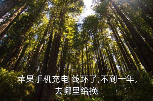  蘋(píng)果手機(jī)充電 線壞了,不到一年,去哪里給換