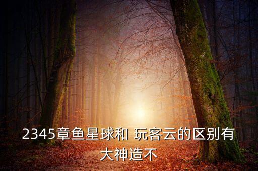 2345章魚星球和 玩客云的區(qū)別有大神造不