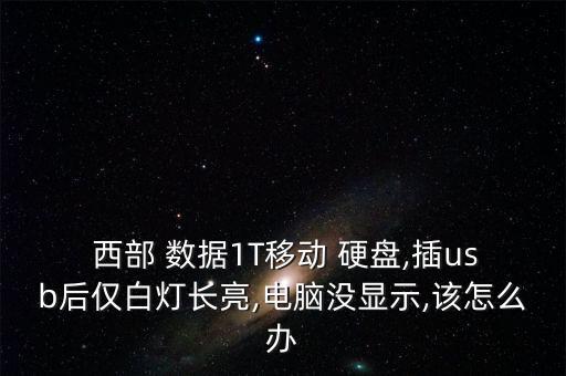 西部數(shù)據(jù)移動(dòng)硬盤(pán) 燈