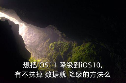 ios怎么降級不刪除數(shù)據(jù),降級補丁怎么刪除