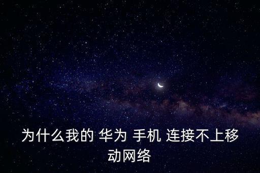 華為手機使用不了數(shù)據(jù)連接