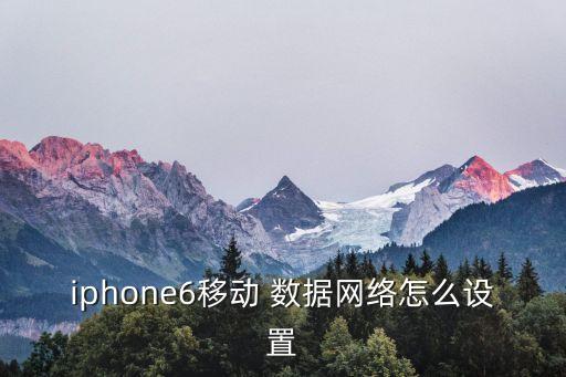 蘋果手機(jī)6怎么開數(shù)據(jù),蘋果6手機(jī)怎么下載微信